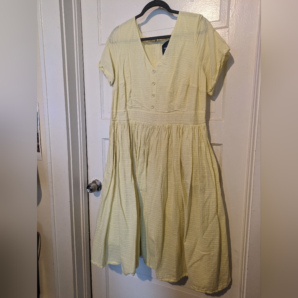 Modcloth yellow a line
